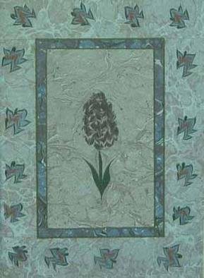 Abidin Kaya; Hyacinth, 2002, Original Other, 35 x 50 cm. Artwork description: 241 traditional turkish art...