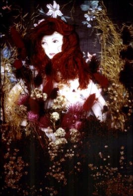 Stephanie Hayden; Persephone, 2002, Original Collage, 14 x 18 inches. 