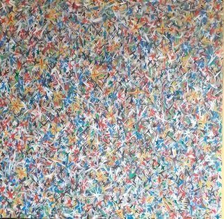 Steve Njenga; Universal, 2020, Original Painting Acrylic, 48 x 48 inches. Artwork description: 241 Original painting on canvas...