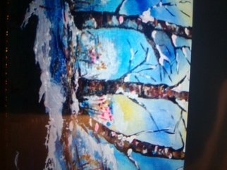 Rosica Simeonova; Winter, 2018, Original Painting Oil, 35 x 25 cm. Artwork description: 241 oil bord...