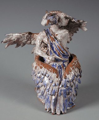 Amanda Coakley; Seraph, 2017, Original Ceramics Handbuilt, 11 x 7 inches. 
