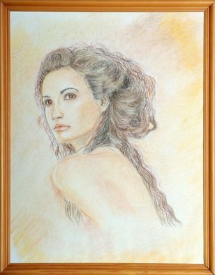 Nadezhda Wenzel; Helen Of Troy, 2007, Original Pastel, 41 x 52 cm. Artwork description: 241  Briseis, Greece, ...
