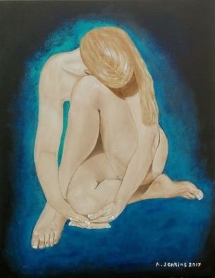 Althea E Jenkins; Beauty In Pose, 2017, Original Painting Acrylic, 16 x 20 inches. Artwork description: 241 Acrylic...