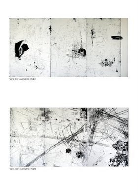 Agnieszka Sukiennik; My Place, 2007, Original Printmaking Etching, 210 x 100 cm. 