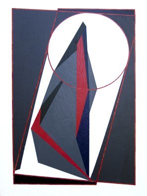 Anders Hingel, 'Wrapped Abstractions I', 2014, original Printmaking Giclee, 28 x 39  x 1 cm. Artwork description: 1758 Geometrical abstract based on acrylic painting, gesso on canvas and prepared for printmaking. The work is printed in a series of 10 originals, 7 of which are for sale. The present image is original print, number 4It is printed on Canson Infinity Rag, 100 cotton museum grade ...