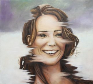 Wong Pun Kin; Portrait Of Kate Middleton, 2013, Original Painting Oil, 107 x 97 cm. Artwork description: 241    Portrait of Kate Middleton, oil painting,    ...