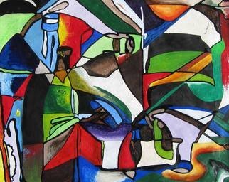 Abiodun Ijiyera; Still Life No 1, 2012, Original Painting Acrylic, 22 x 18 inches. 