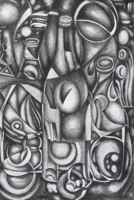 Abiodun Ijiyera; Still Life No 2, 2012, Original Drawing Charcoal, 18 x 12 inches. 