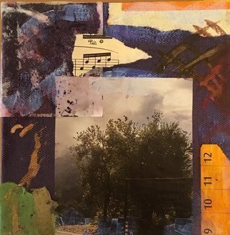 Angela Kirkner; Tree, 2019, Original Mixed Media, 6 x 6 inches. Artwork description: 241 Mixed media on 1. 75 deep canvas. ...