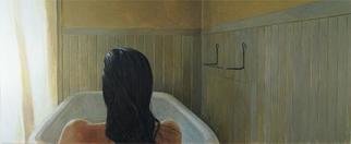 Alan Bateman; Bath, 2004, Original Painting Acrylic, 24 x 48 inches. 