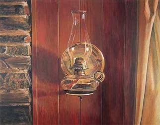 Alan Bateman; Oil Lamp, 2004, Original Painting Acrylic, 30 x 24 inches. 