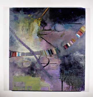 Alan Soffer; Criss Cross, 2020, Original Painting Encaustic, 40 x 36 inches. Artwork description: 241 Thinking about the interaction of everything in the universe...