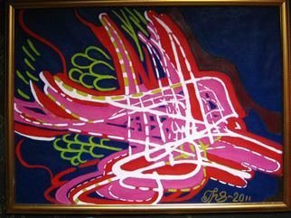 Alexey Grishankov; Firebird, 2011, Original Painting Oil, 80 x 60 cm. Artwork description: 241 abstract fantasyexpressive modernart colours composition fantasyexecution original modernart abstract composition expressive colours modern...