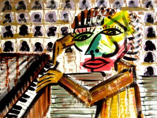 Alex Bodnar; Piano Maestro, 2009, Original Painting Acrylic,   inches. Artwork description: 241  Piano Maestro by Alex Bodnar ...