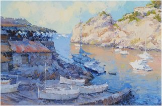 Alex Hook Krioutchkov; Cala Deia Xi, 2019, Original Painting Oil, 30 x 20 cm. Artwork description: 241 Painting.  Oil on canvas.  30x20x2cm.  One of a kind.  Signed.  Painted borders.  No frame is required.  This work will ship flat in a sturdy, well- protected cardboard box. ...