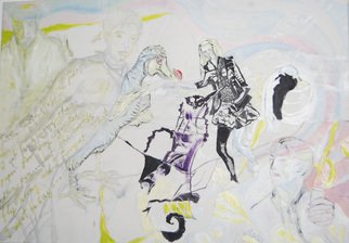 Alkistis Wechsler, 'Alice And DODO 1', 2012, original Painting Oil, 30 x 50  x 1 cm. Artwork description: 4173  oil on stretched canvas   ...