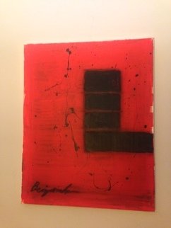Benjamin Bauer; 4 Months, 2017, Original Painting Acrylic, 16 x 20 inches. Artwork description: 241 Painting of Black and red. Red Shows love, and the 4 black boxes resemble the 4 month s I was molested when I was a young child. The last box going off the edge means I have work to do on myself. It was done on canvas. ...