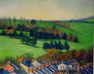 Amna Walayat; A View From Souglad Road, 2016, Original Painting Oil, 18 x 24 inches. Artwork description: 241 12x18...