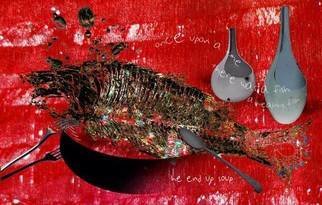 Irina Andreea Gherghel; The Rich Fish, 2007, Original Computer Art, 110 x 70 cm. Artwork description: 241  once there lived a fish, a wealthy fish. . . he ended up . . . . soup ...