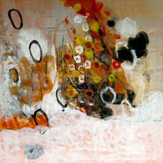 Antoaneta Hillman; Balancing Freedom, 2010, Original Painting Encaustic, 35 x 35 inches. Artwork description: 241         encoustic, painting,       ...