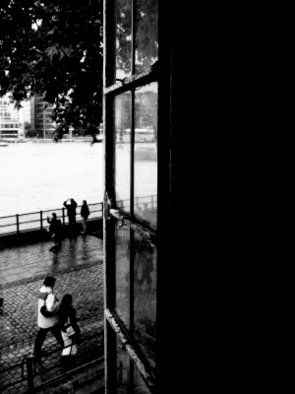 Anita Kovacevic; Sight, 2007, Original Photography Black and White,   inches. Artwork description: 241 Peeking through the window of the Tower of London(c)Anita Kovacevic...