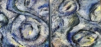 Andrea Mulcahy; I See You, 2019, Original Painting Acrylic, 16.5 x 8 inches. Artwork description: 241 Abstract art...