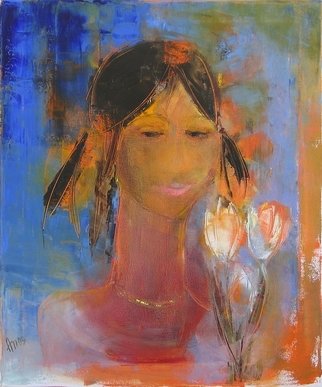 Anna Medvedeva; Falling In Love, 2009, Original Painting Oil, 20 x 24 inches. 