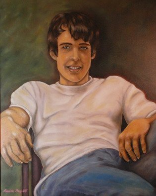 Annette Broy; Hayden, 2008, Original Painting Oil, 24 x 30 inches. Artwork description: 241  24 X 30 Oil painting on Canvas of My 16 Year old Son Hayden. Please see video at 