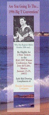 Alice Pickler; 1996 IIAI Convention Brochure, 1996, Original Graphic Design, 8 x 11 inches. Artwork description: 241 Brochure for insurance association annual convention....