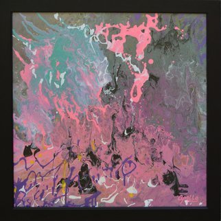 Environmental Artist Apollo; Pretty In Pink, 2018, Original Painting Acrylic, 24 x 24 inches. Artwork description: 241  Pretty in Pinkis an abstract by the Artist Apollo- Sometimes apollo likes to just let loose and see what happens...