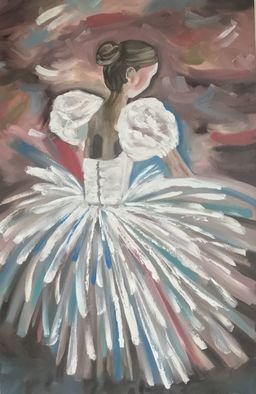 Natalja Tuncay; Ballerina, 2020, Original Painting Oil, 60 x 80 cm. Artwork description: 241 Oil painting on canvas. In my paintings I often sing about ballet, which I have been doing for many years. A graceful turn of the head, melodious hands, an easy gait . . . You have to put in incredibly hard work every day to hone your dance technique. None ...