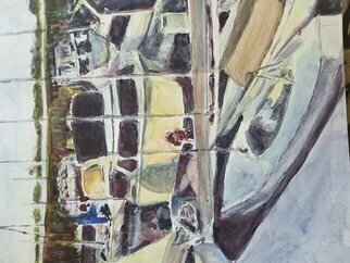 Armineh Bakhtanians; Naples2, 2021, Original Watercolor, 12 x 16 inches. Artwork description: 241 Inspired by The beautiful Maples in city of long Beach California ...