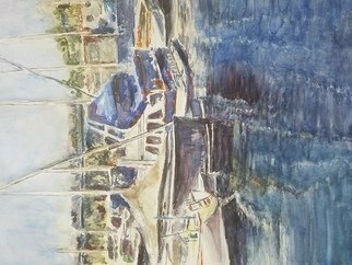 Armineh Bakhtanians; Naples3, 2021, Original Watercolor, 12 x 15 inches. Artwork description: 241 Inspired by the beauty of Naples in California. ...