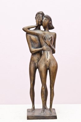 Zakir Ahmedov; MOMENT, 2002, Original Sculpture Bronze, 50 x 17 cm. Artwork description: 241 MOMENT2002year. bronze 50x17x15. cm...
