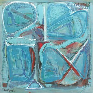 Lynne Taetzsch; Baby Blue, 2002, Original Painting Acrylic, 30 x 30 inches. Artwork description: 241 Contemporary abstract acrylic painting on canvas.  No frame is required....