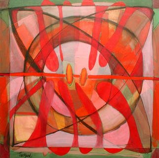 Lynne Taetzsch; Seeds Of Inquiry, 2002, Original Painting Acrylic, 30 x 30 inches. Artwork description: 241 Original acrylic painting on canvas requires no frames because the sides ( edges) form part of the painting, giving a 3- dimensional effect....