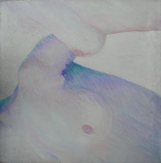 Rodolfo Chavarriaga; El Desfile, 1974, Original Painting Acrylic, 24 x 24 inches. Artwork description: 241 nude woman in front of a mirror...