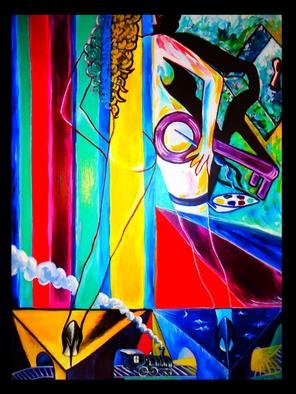 Oscar Galvan; Surreal Surreal, 2013, Original Painting Acrylic, 36 x 48 inches. Artwork description: 241     Bodypainting/ Prints/ Popart/ Impressionism/ Female/ Heart/ Soul/ Picasso/ Manet/ Galvan/ Beauty/ Portrait     ...