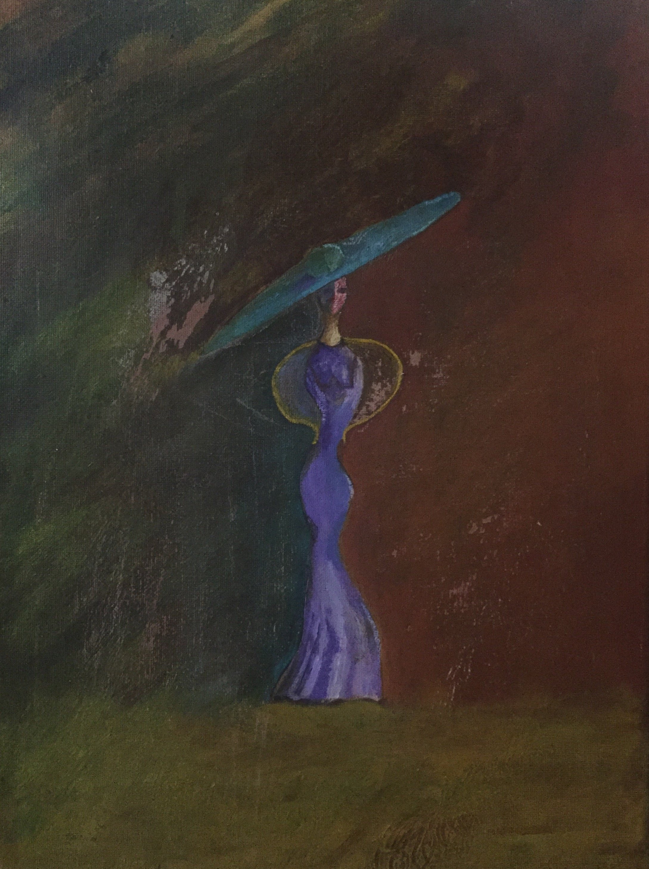 Richard Benson; Lets Dance, 2019, Original Painting Acrylic, 30 x 40 cm. Artwork description: 241 Lets dance is a wonderfull acrylic painting.  She is waiting for here fist dance.  Painting posted out of AUSTRALIA will be posted in a post cylinder with out stretcher bars.  ...