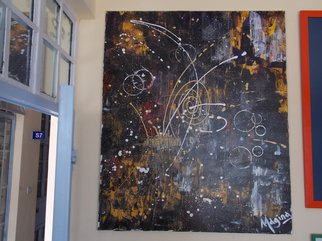 Jeffie Magina; Spiral Circle, 2014, Original Painting Acrylic, 100 x 120 cm. Artwork description: 241   Abstract art piece  ...