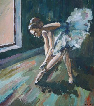 Tatiana Ilina; Ballerina 1, 2017, Original Painting Acrylic, 26 x 30 cm. Artwork description: 241 wonderful, brightness, canvas, colors, dance, artistic, impressionism, ballerina, ballet, blue, women, beautiful women, love...