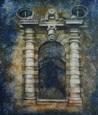 Tatiana Ilina; Dubrovnik, 2017, Original Painting Acrylic, 30 x 35 cm. Artwork description: 241 portal, Old town, old city, dubrovnik, architectural detail, architecture...