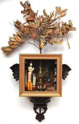 Michael Chomick; The Fledgling, 2011, Original Mixed Media, 40 x 24 inches. Artwork description: 241    The work addresses the initial experience of leaving the 