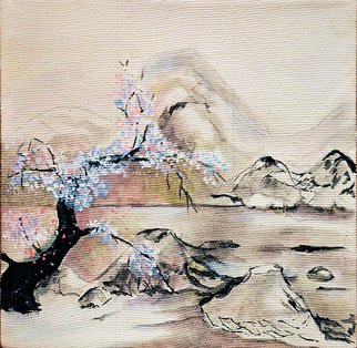 Alena Vladimirovna; The Beginning Of Spring, 2017, Original Painting Oil, 20 x 20 cm. 