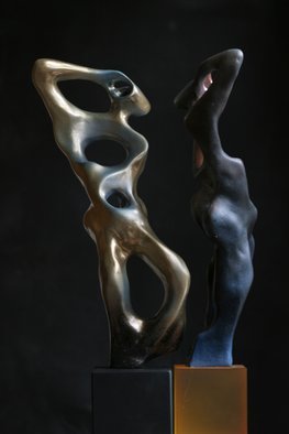 Rogier Ruys; Trumpeter, 2016, Original Sculpture Bronze, 12 x 20 cm. Artwork description: 241   Figurative Music sculpture Trumpeter  ...