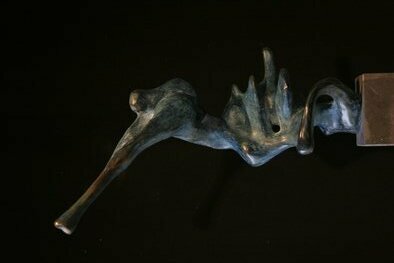 Rogier Ruys; Apollo Trumpet, 2021, Original Sculpture Bronze, 23 x 15 inches. Artwork description: 241 Music and Art is all we need...