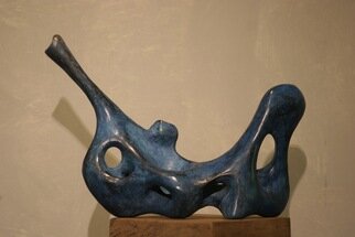 Rogier Ruys; So What, 2023, Original Sculpture Bronze, 10 x 6 inches. Artwork description: 241 So What  Miles Davis trumpet player ...