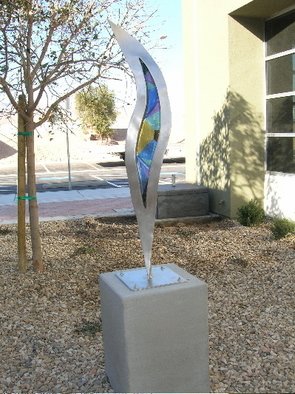 Janine Barbour; Celebration, 2006, Original Sculpture Mixed, 2 x 6 feet. Artwork description: 241 Fused Glass and Stainless Steel Sculpture. This installation was a collaboration between Janine Barbour and Niki Glen. ...