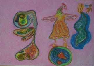 Jens Ehmann; Ohne Titel, 2013, Original Drawing Pastel, 42 x 29.7 cm. Artwork description: 241 The artwork was made with pastels on drawing- block- paper and afterwards it was fixated with Fixativ.  The work has no title. ...