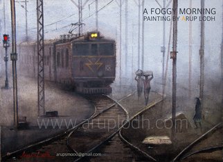Arup Lodh; A Foggy Morning, 2008, Original Watercolor, 29 x 22 inches. Artwork description: 241 Recreate the Magic of EnjoyingKolkata - a word woven with mystery. A city with as many unique interpretations as its people. Italways remained at the center of our curiosities and discussions. There is one more Kolkata which is being passed over to us through stories and ...